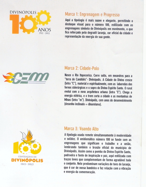marcas do centenrio